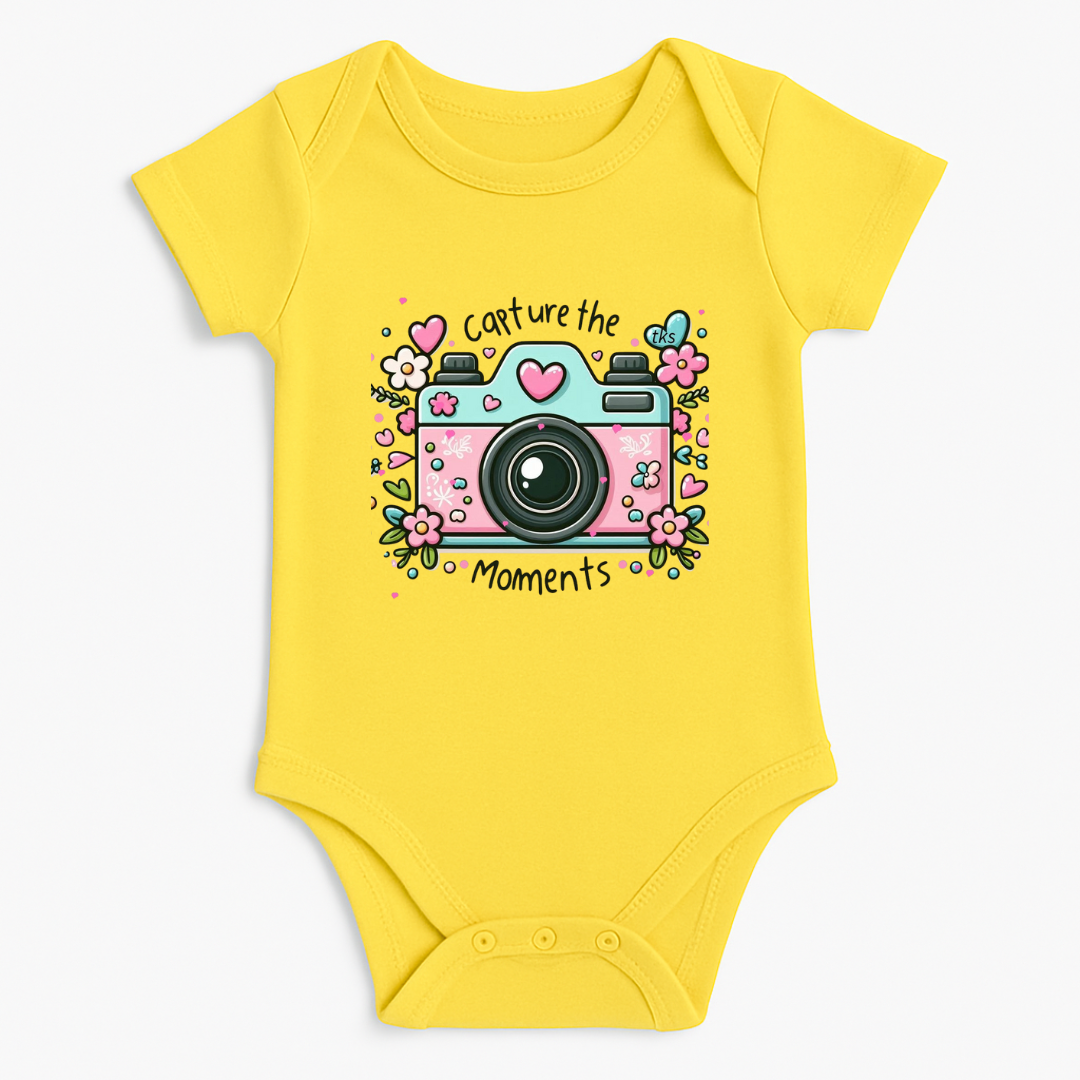 Capture the Moments Baby Rompers – 100% Cotton!