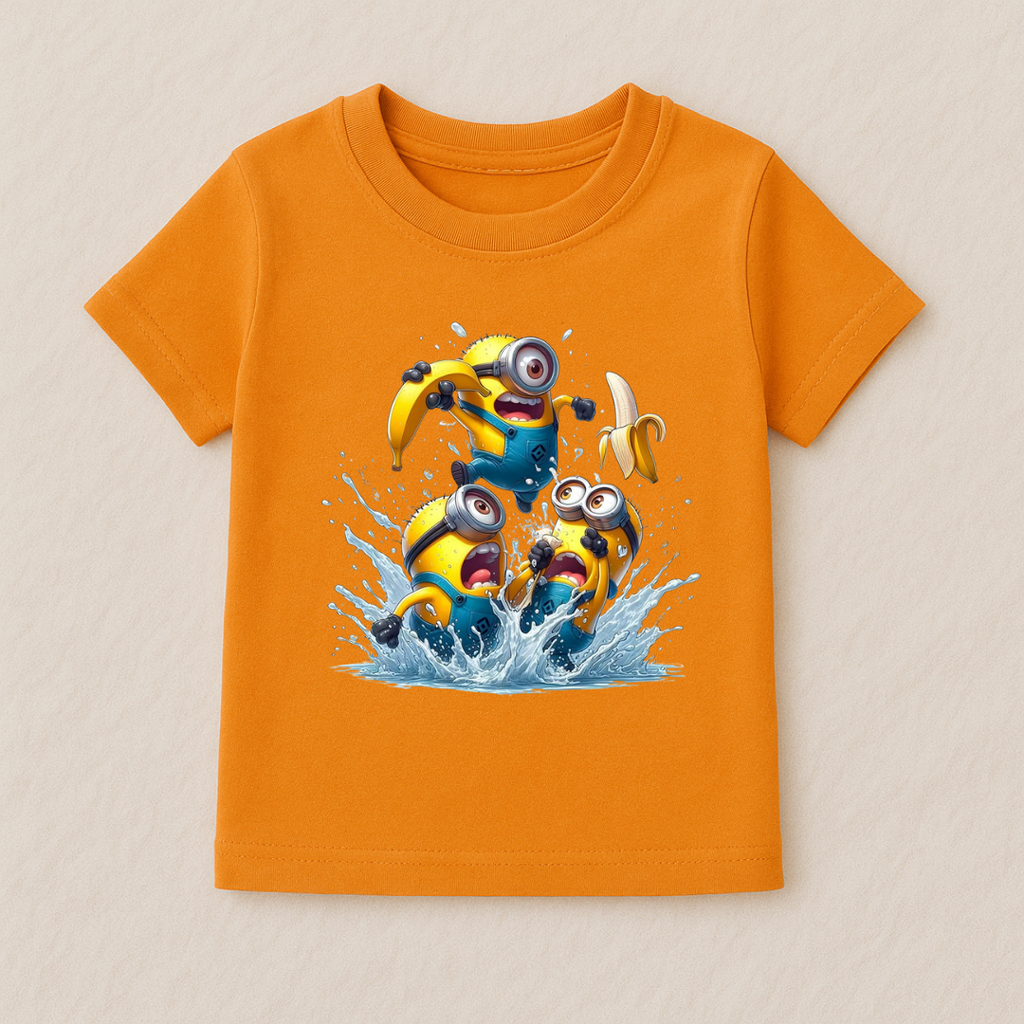 Kids Boys Minions Splash Tshirt