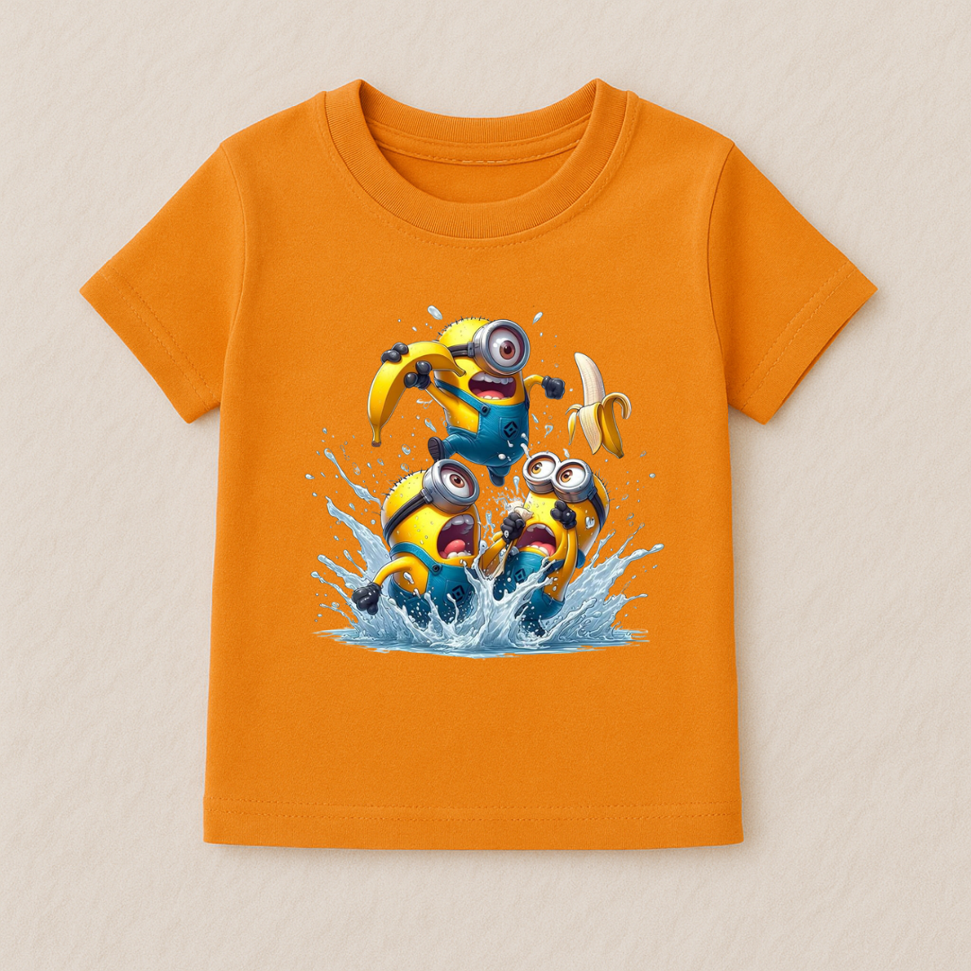 Kids Boys Minions Splash Tshirt