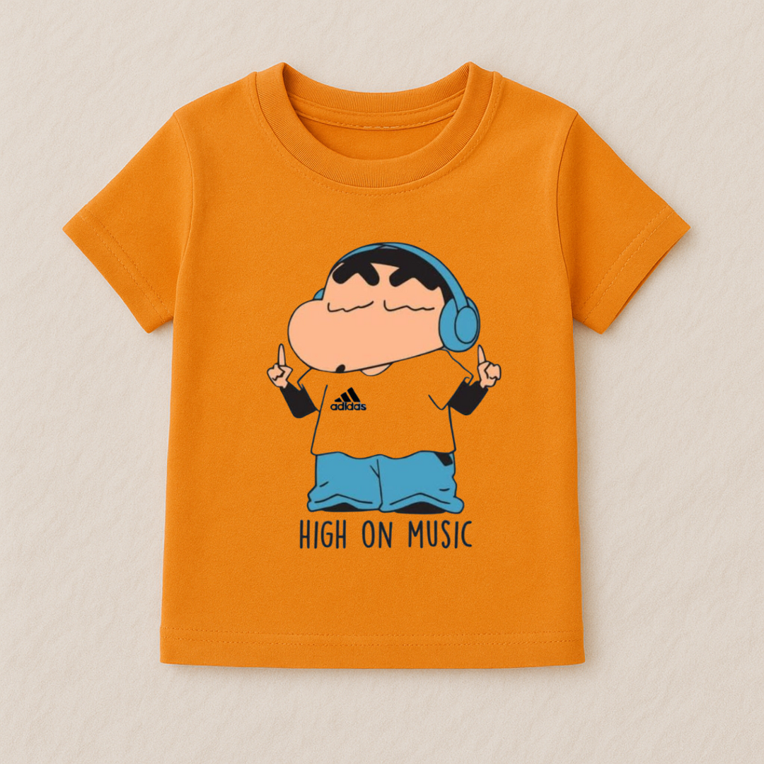 Kids Boys  Music Mood Tshirt