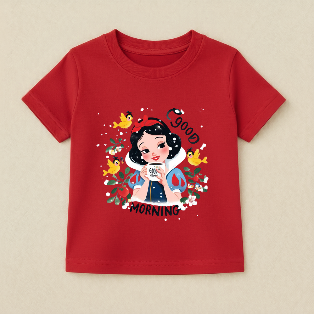 Kids Girls Good Morning Tshirt