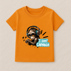 Kids Boys Cool Monkey I Am Capable Tshirt