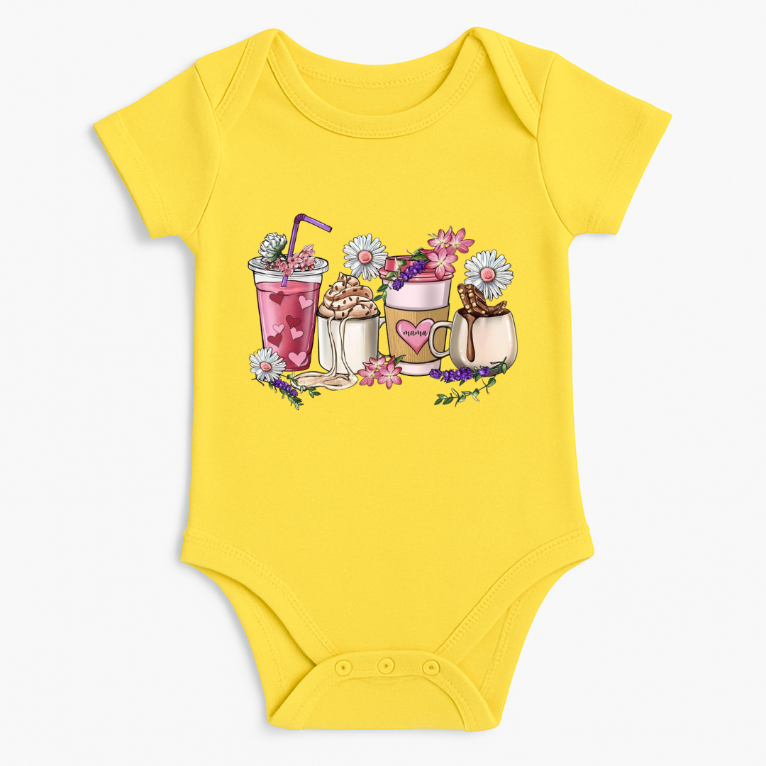 Sweet Sips Baby Rompers
