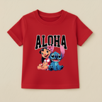 Kids Girls Aloha stitch Tshirt