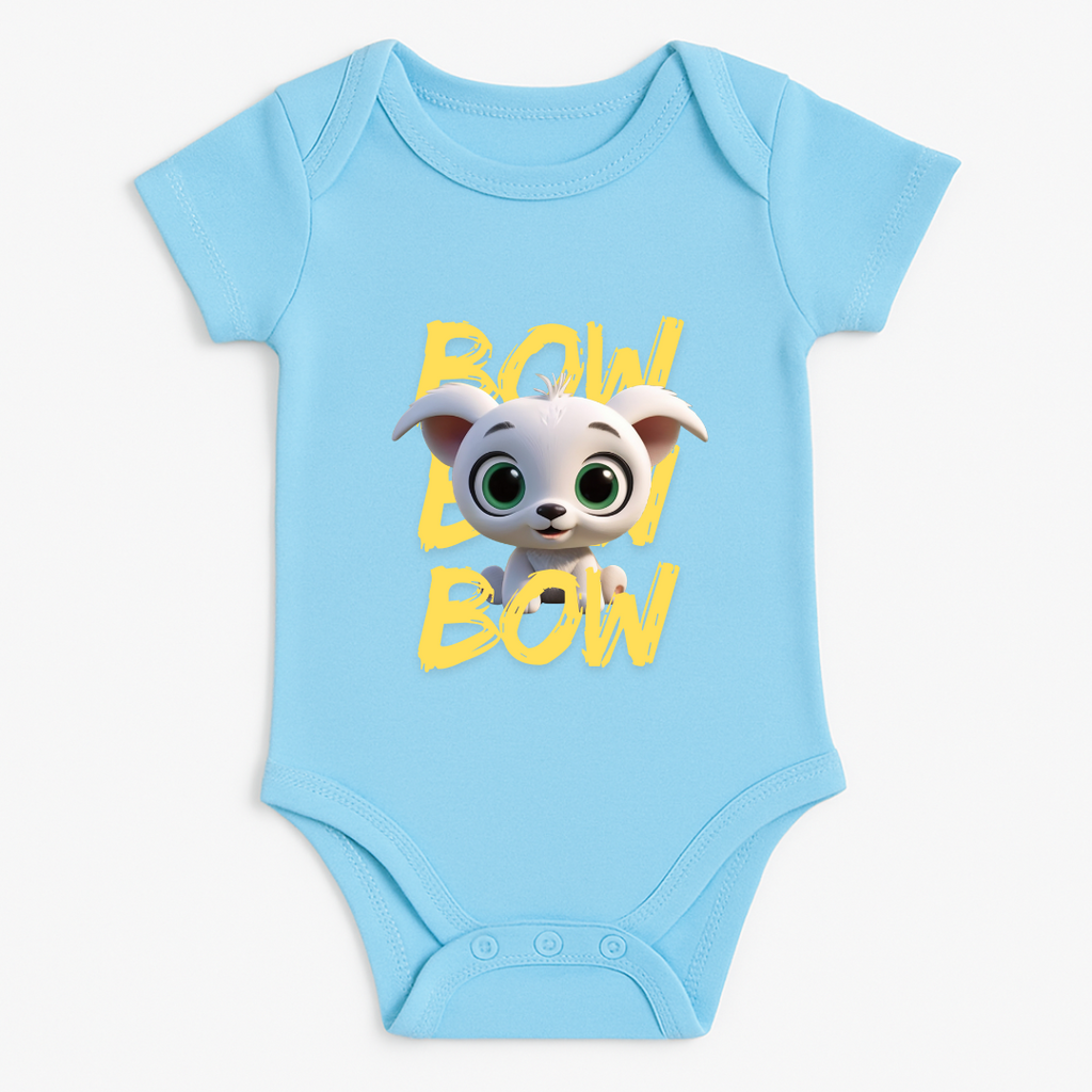 Bow Bow Baby Romper