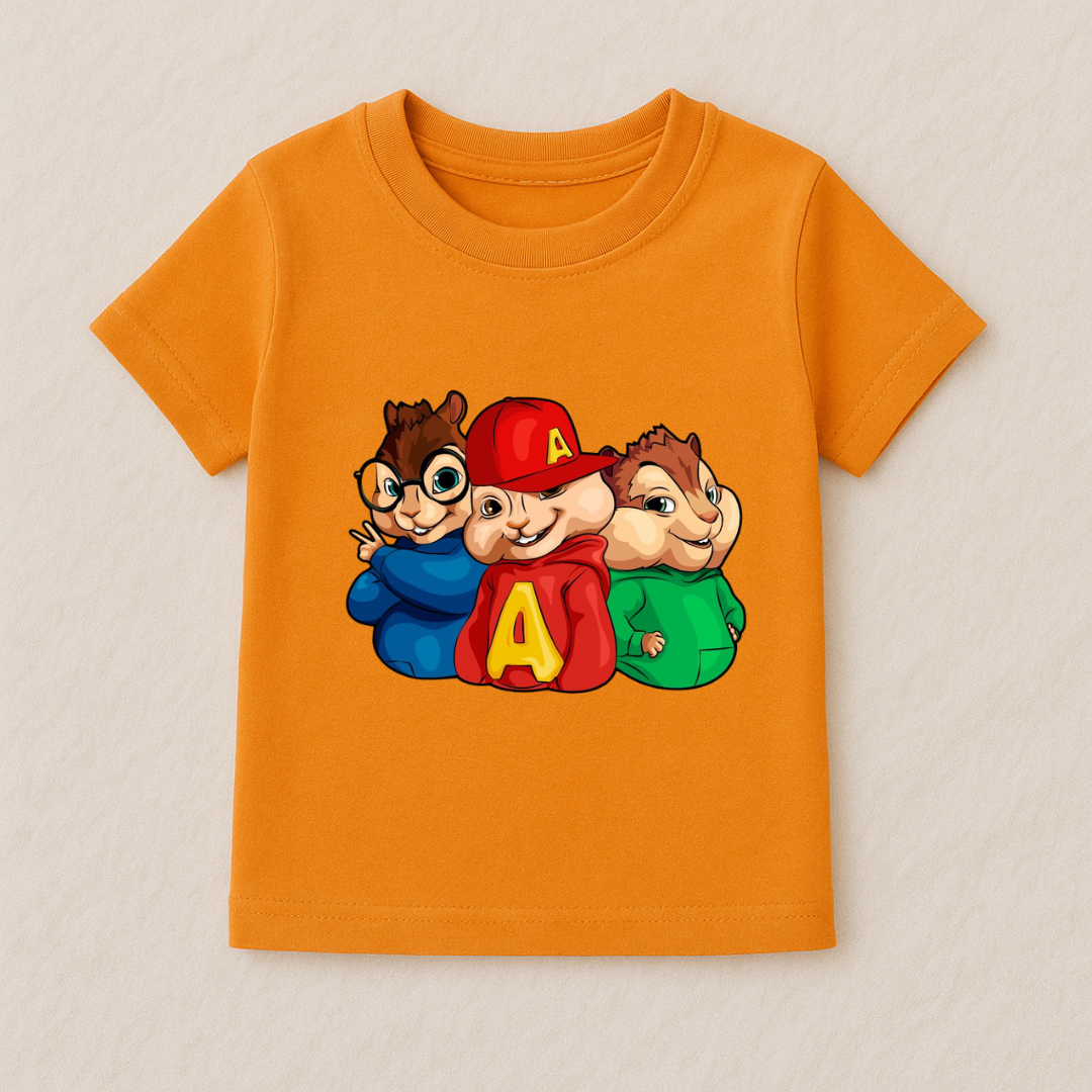 Kids Boys Chipmunks Squad Tshirt
