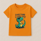 Kids Boys Dino Positive Vibes Tshirt