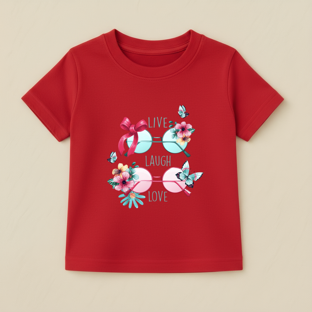 Kids Girls Sweet Bows Tshirt