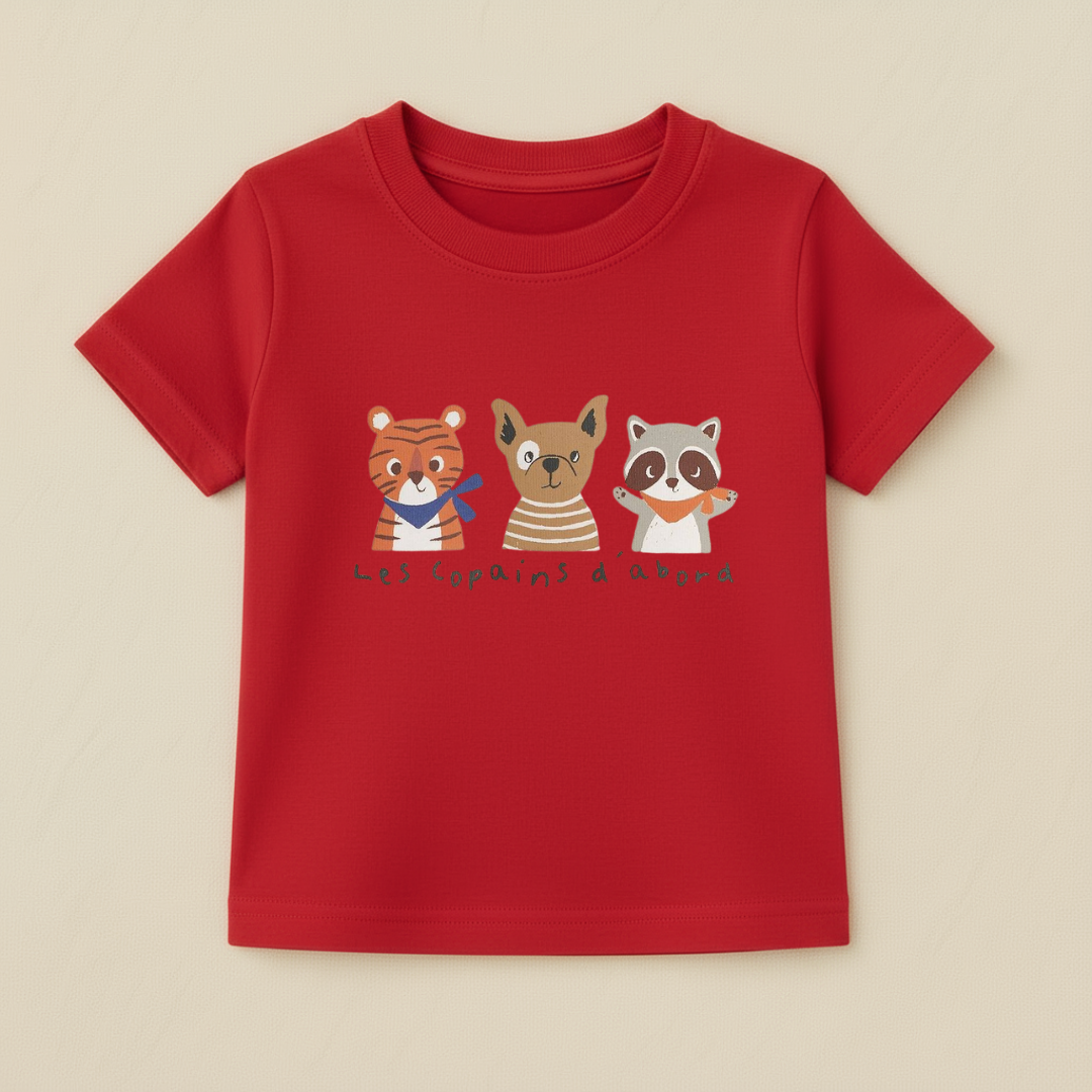 Baby Girl Animal Graphic T-Shirt