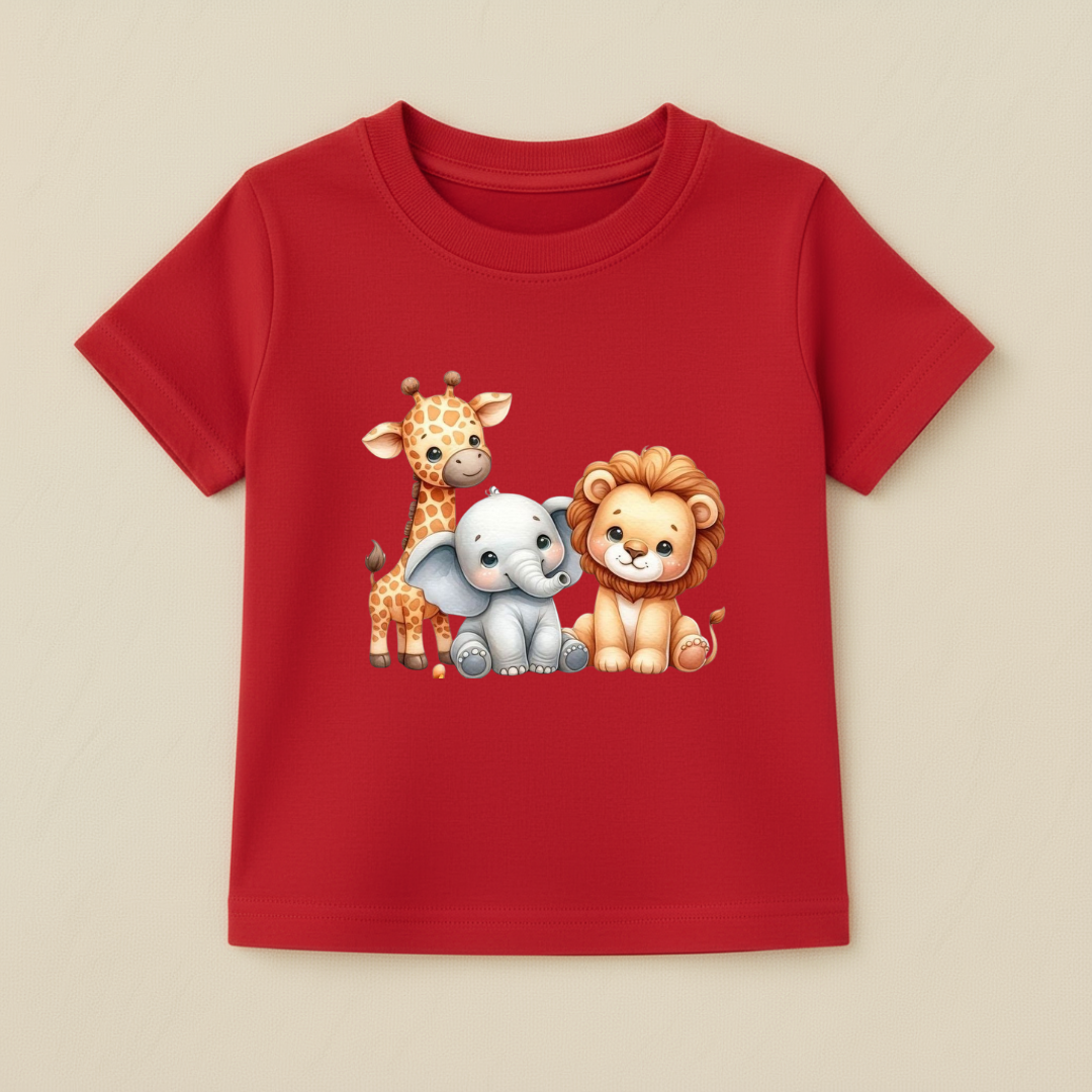 Baby Girls Safari Friends T-Shirt