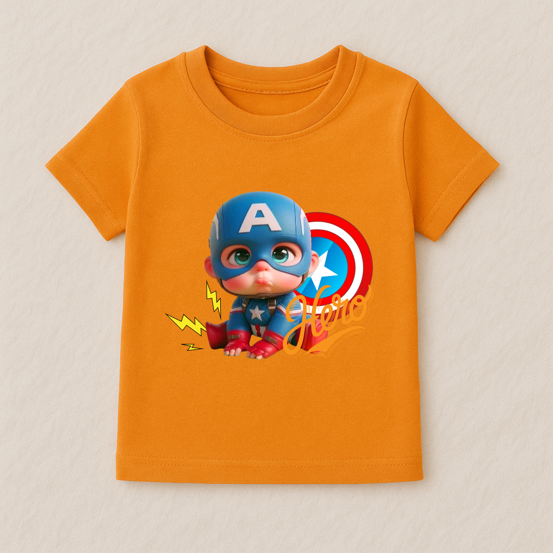 Captain Baby Boy Hero Tshirt