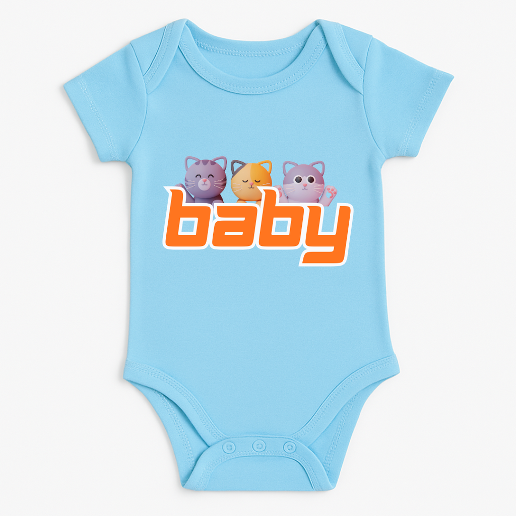 Kitty Baby Romper