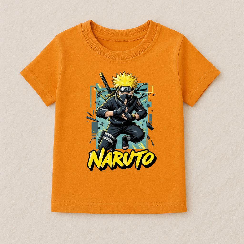 Kids Boys Naruto Ninja Tshirt