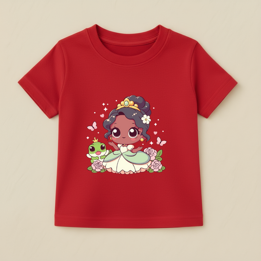 Kids Girls Garden Princess Tshirt