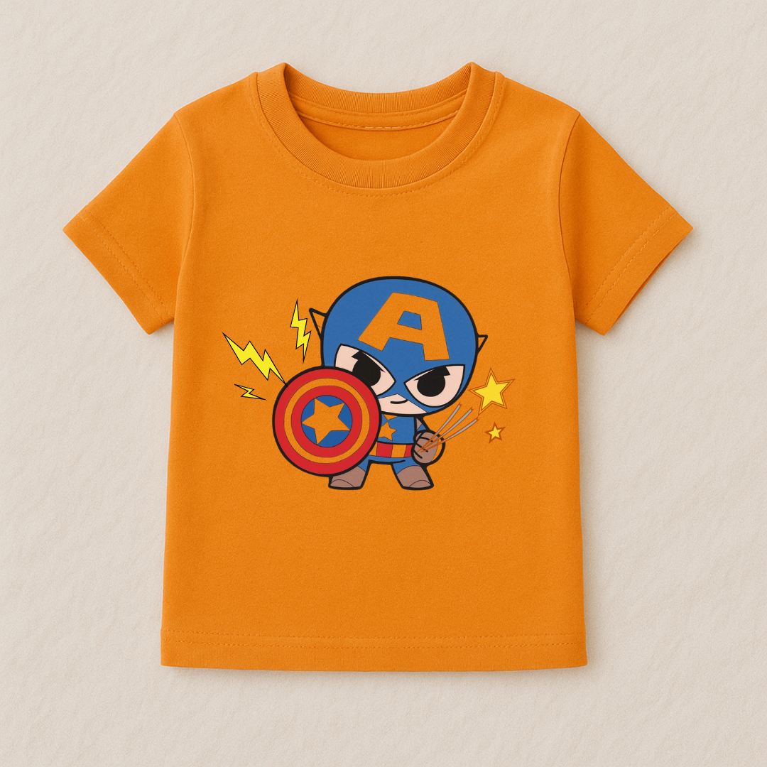 Mighty Baby Boy Captain Hero Tshirt