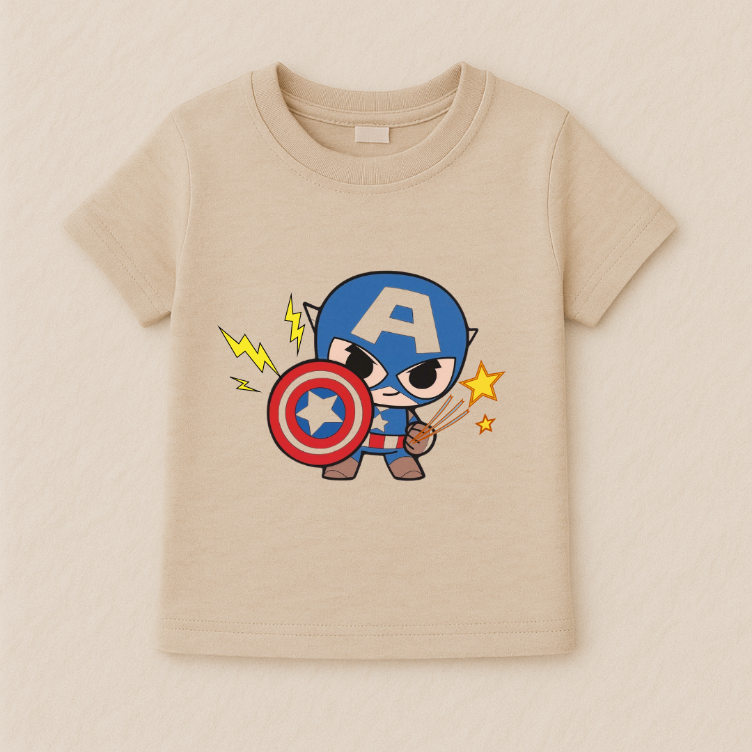 Mighty Baby Boy Captain Hero Tshirt