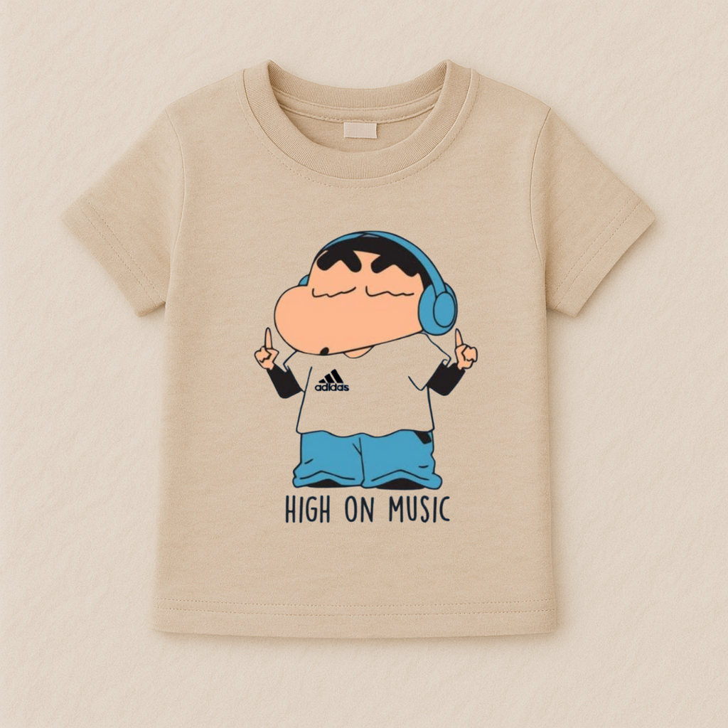 Kids Boys  Music Mood Tshirt