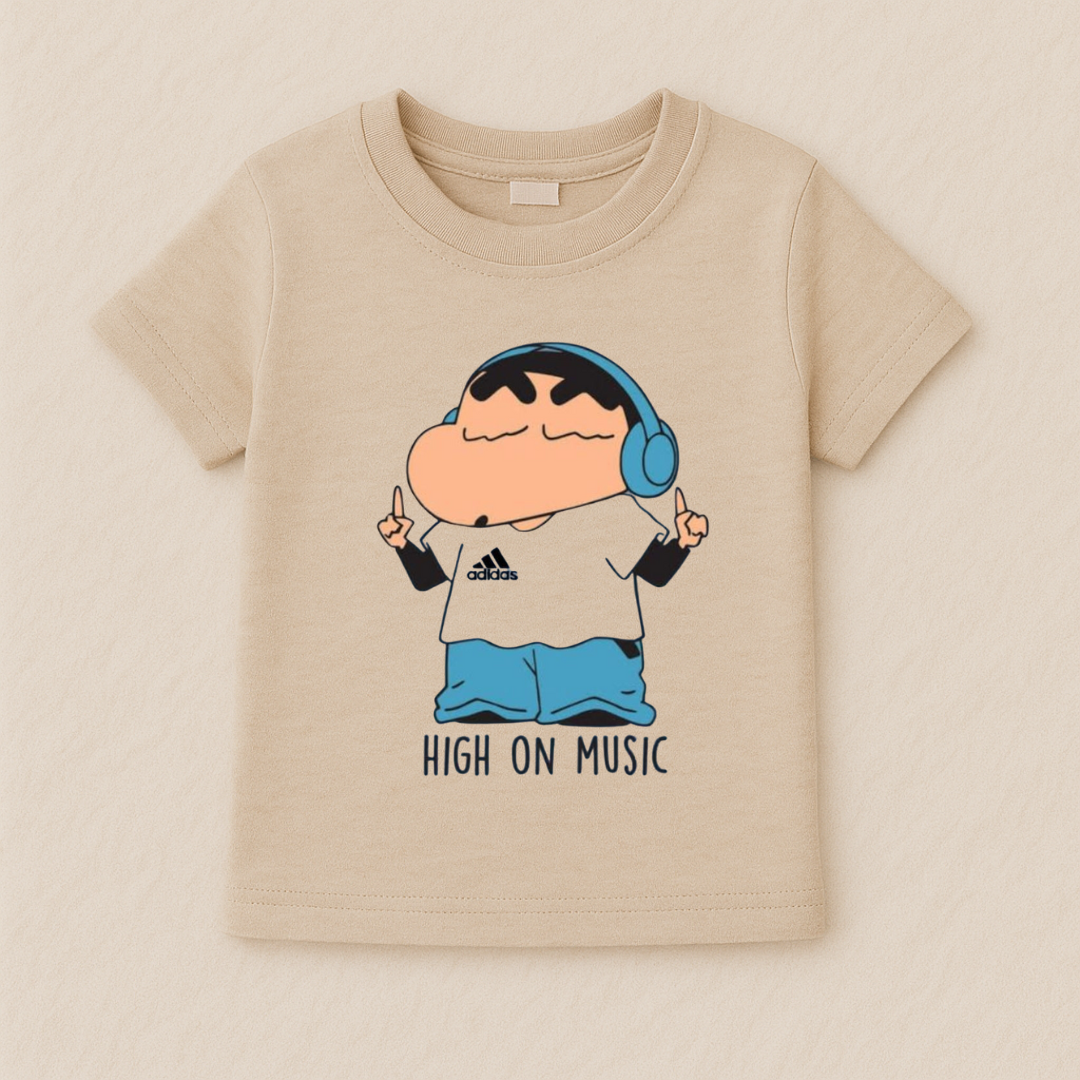 Kids Boys  Music Mood Tshirt