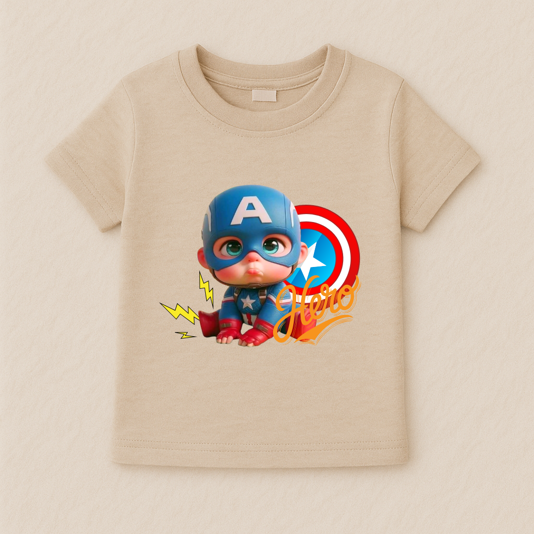 Captain Baby Boy Hero Tshirt