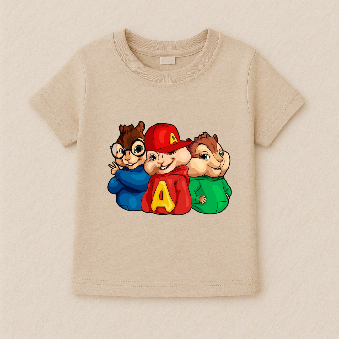 Kids Boys Chipmunks Squad Tshirt