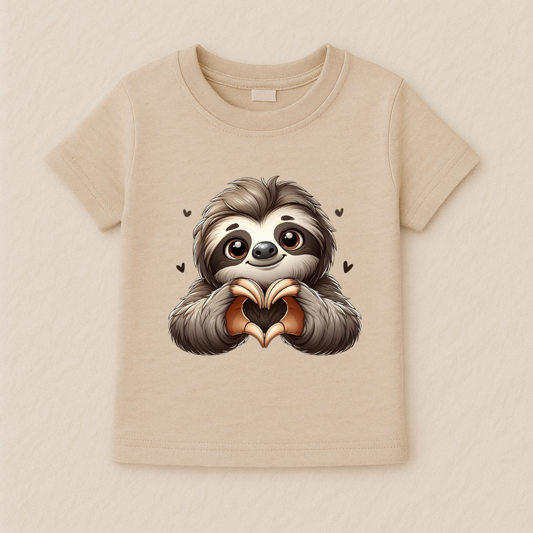 Baby Boys Sloth Heart Graphic T-Shirt
