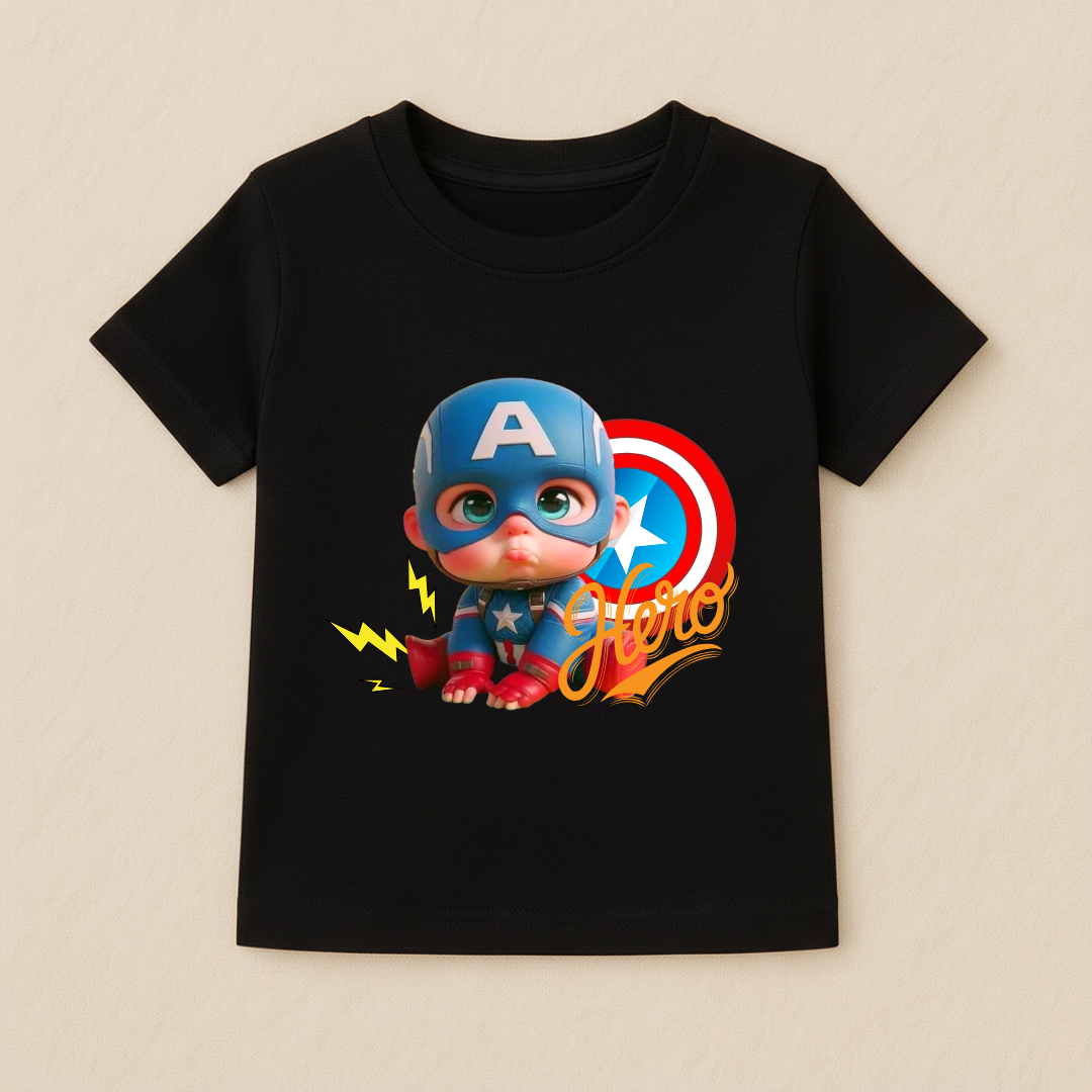 Captain Baby Boy Hero Tshirt