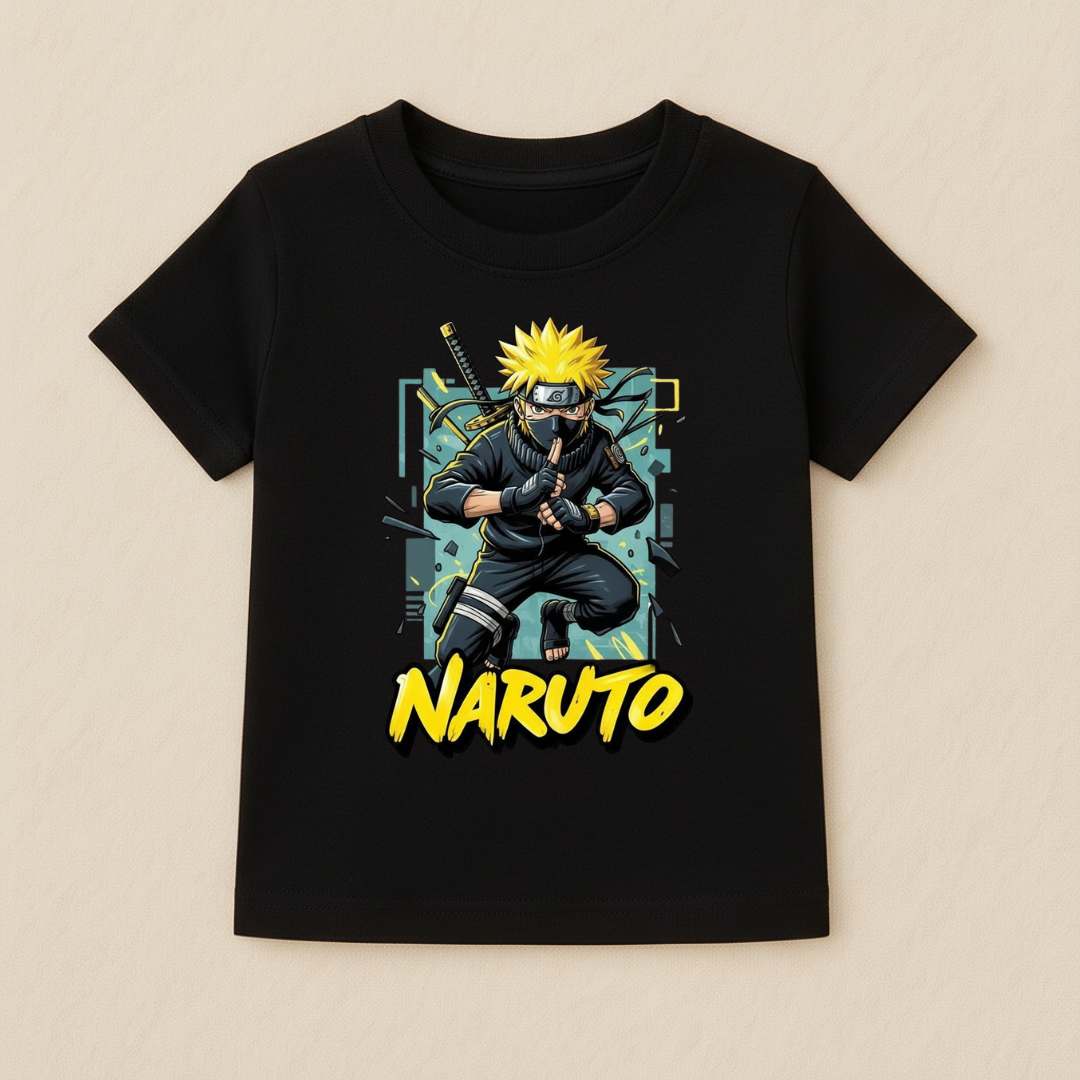 Kids Boys Naruto Ninja Tshirt