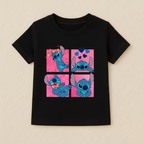 Kids Boys Stitch Expressions Tshirt