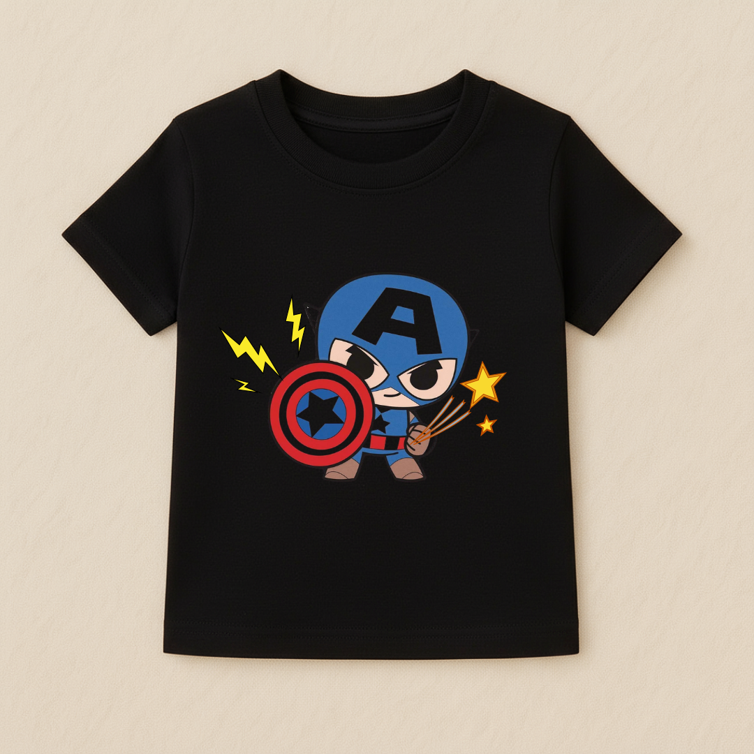 Mighty Baby Boy Captain Hero Tshirt