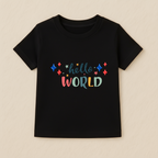 Hello World Baby Boy Tshirt