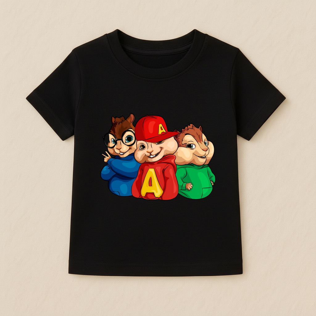 Kids Boys Chipmunks Squad Tshirt