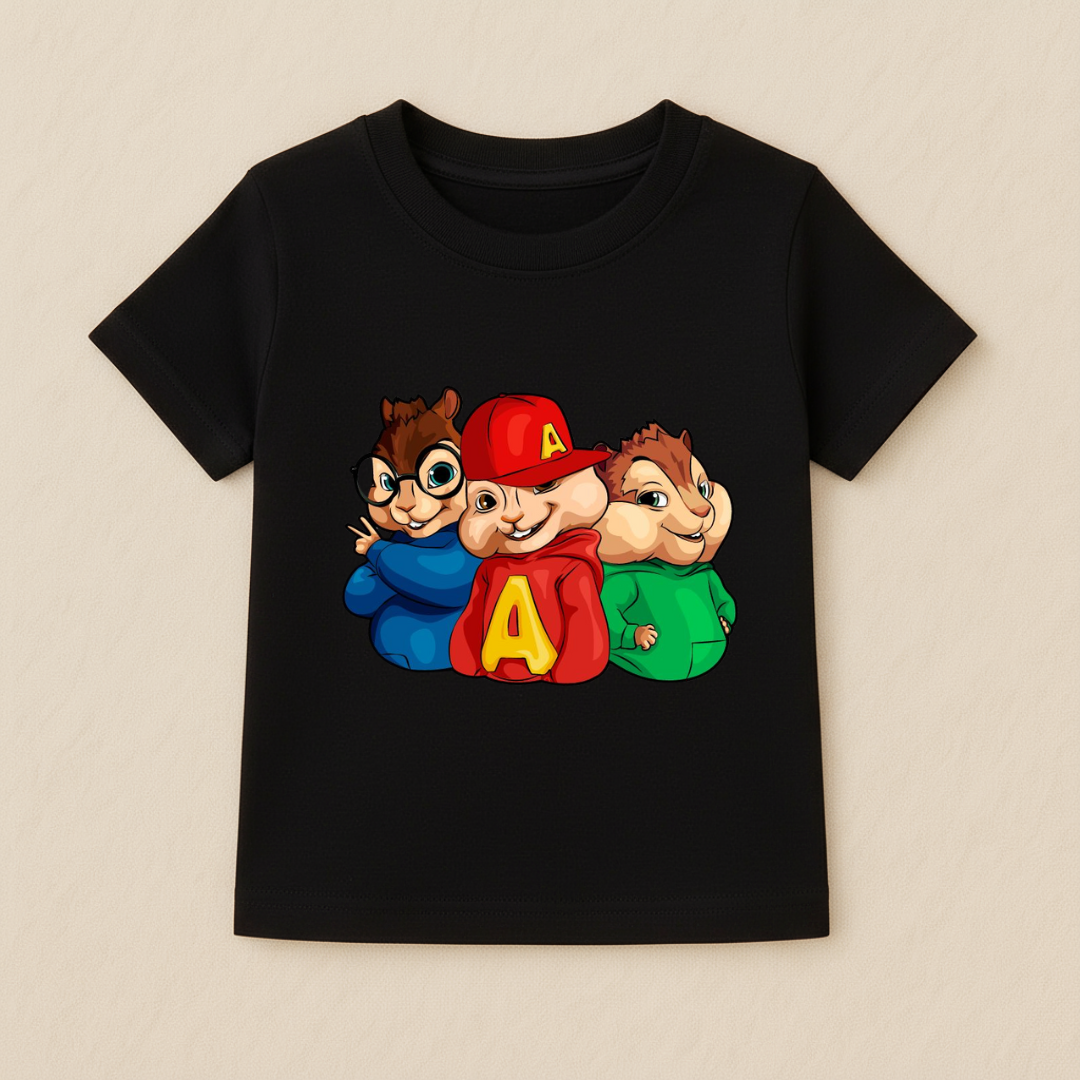 Kids Boys Chipmunks Squad Tshirt