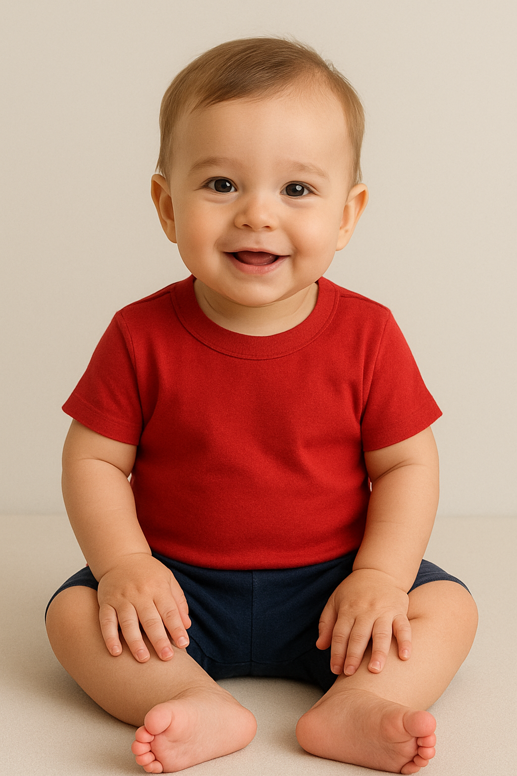 Plain Baby Girls Tshirt