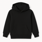 Kids Unisex Black Hoodie