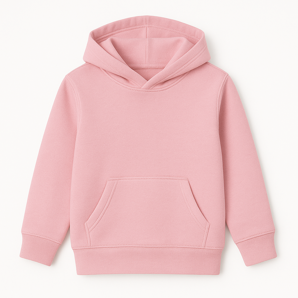 Kids Unisex Pink Hoodie