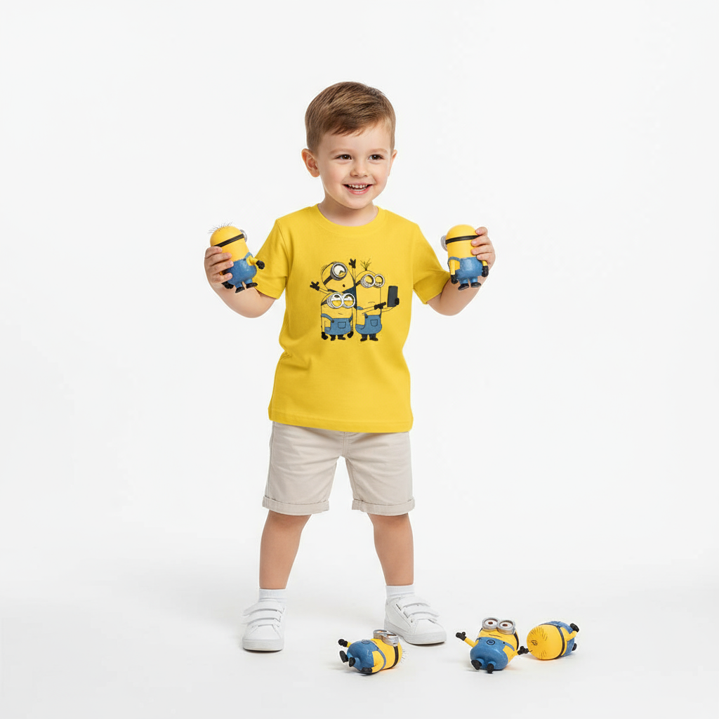 Kids Boys Minions Fun Tshirt