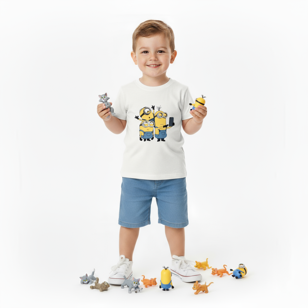 Kids Boys Minions Fun Tshirt