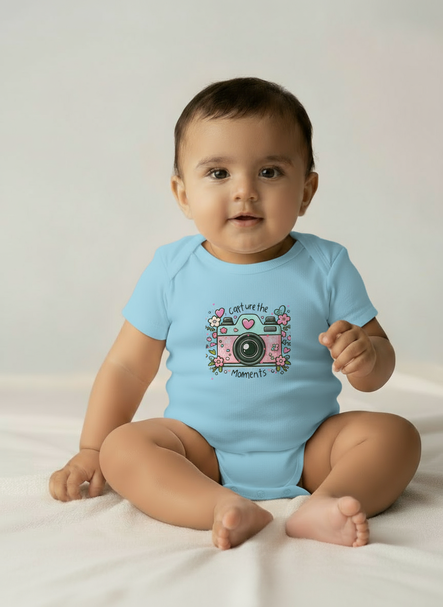 Capture the Moments Baby Rompers – 100% Cotton!