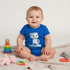 Cute White Tiger Baby Romper