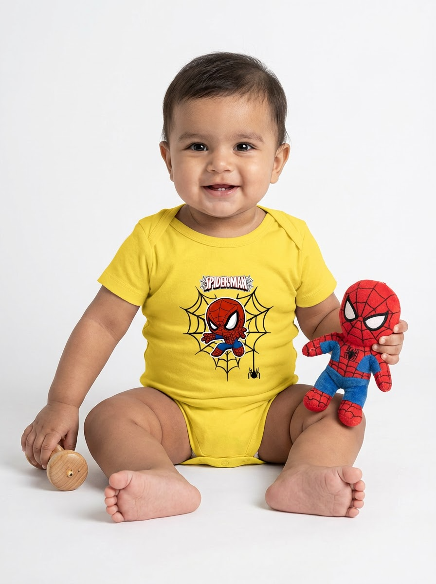Spider Man Baby Romper