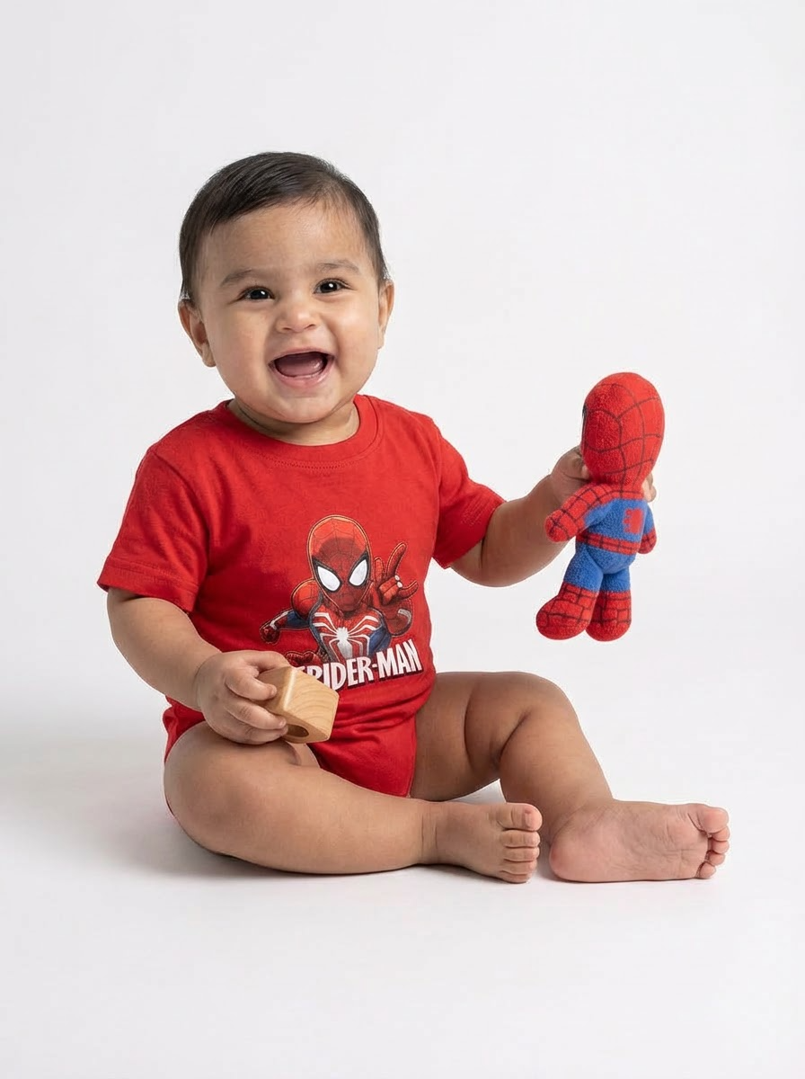 Baby Boy Spider Man Graphic T-Shirt