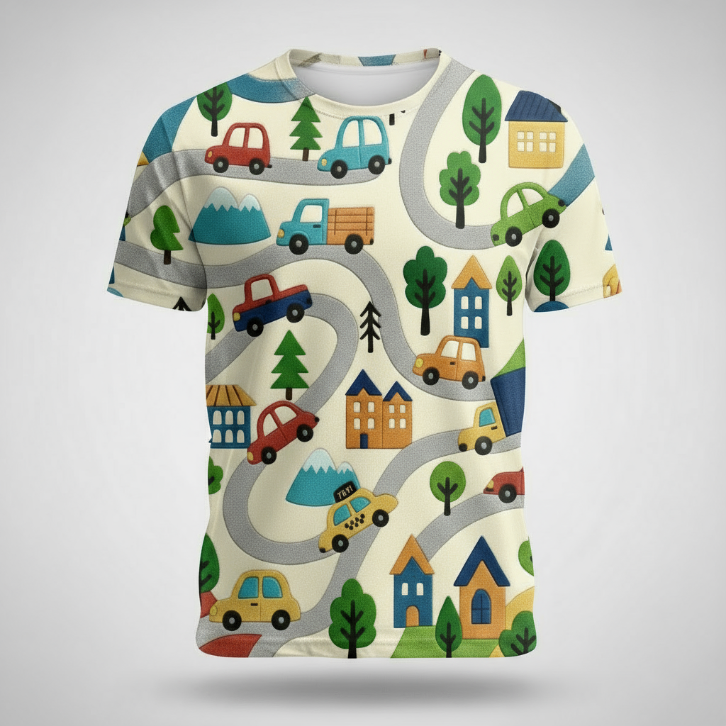 Kids boys Little Town Journey Tshirt