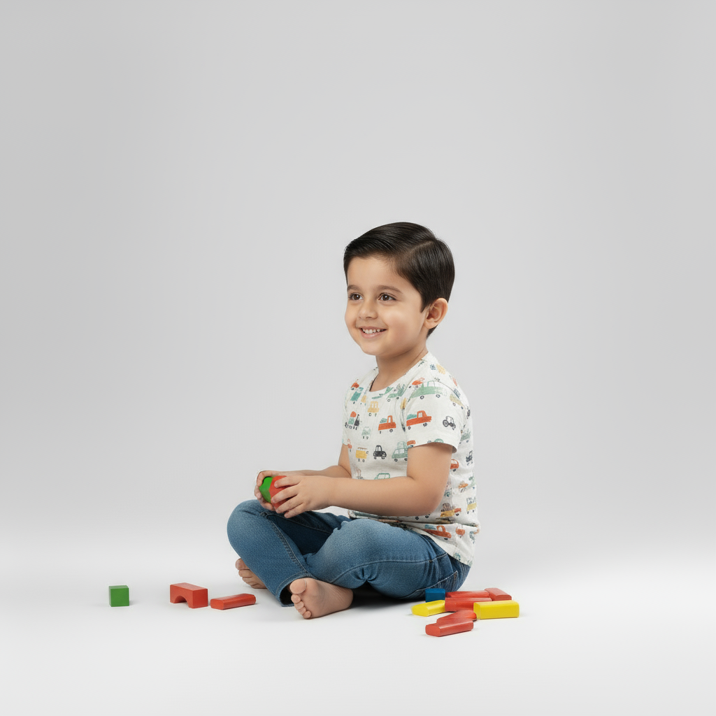 Kids Boys Playful Cars Adventure Tshirt
