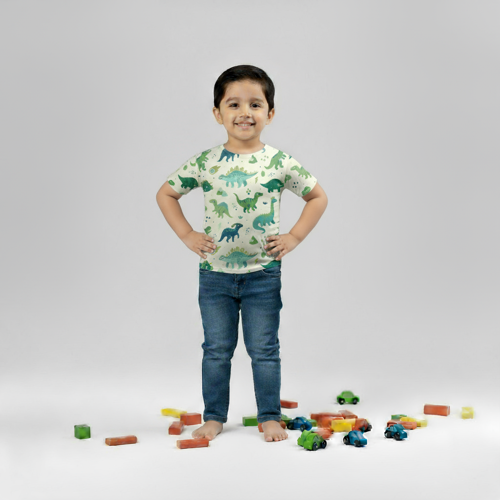 Kids Boys Dino Explorer Tshirt
