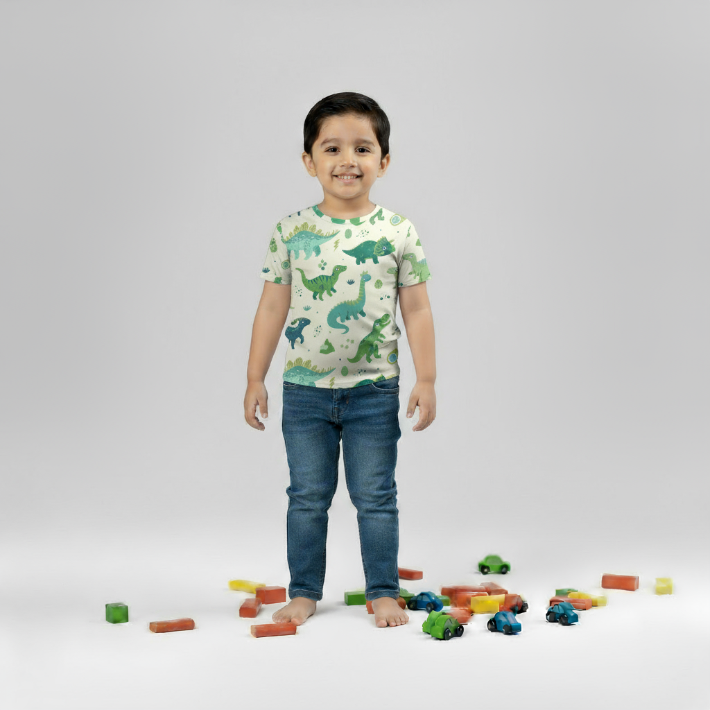 Kids Boys Dino Explorer Tshirt