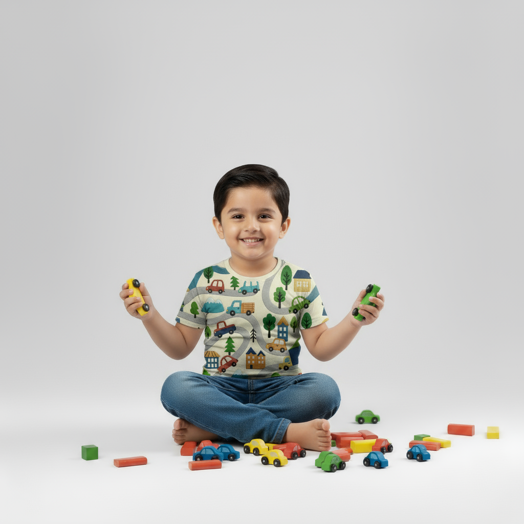 Kids boys Little Town Journey Tshirt