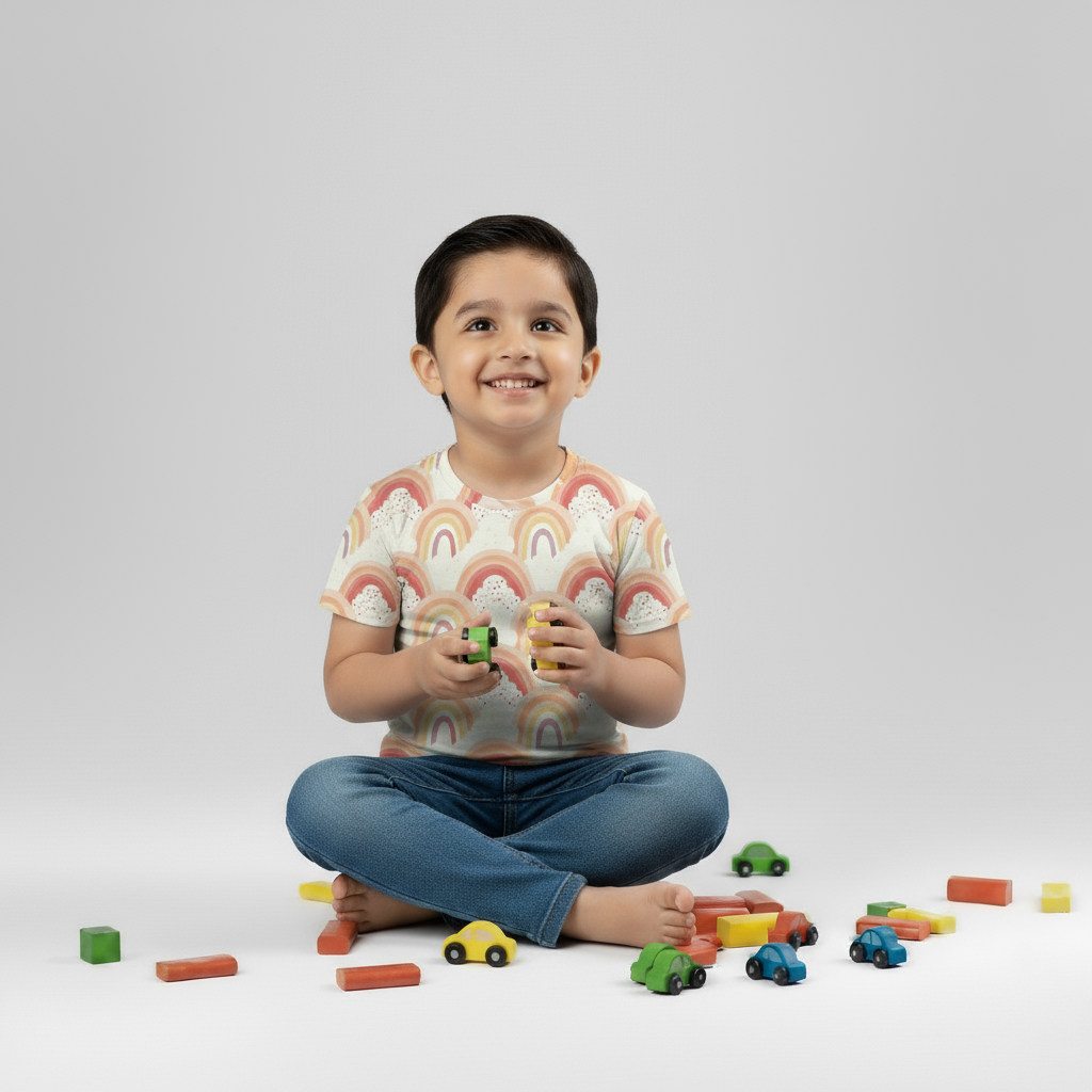 Kids Boys Rainbow Dreams Tshirt