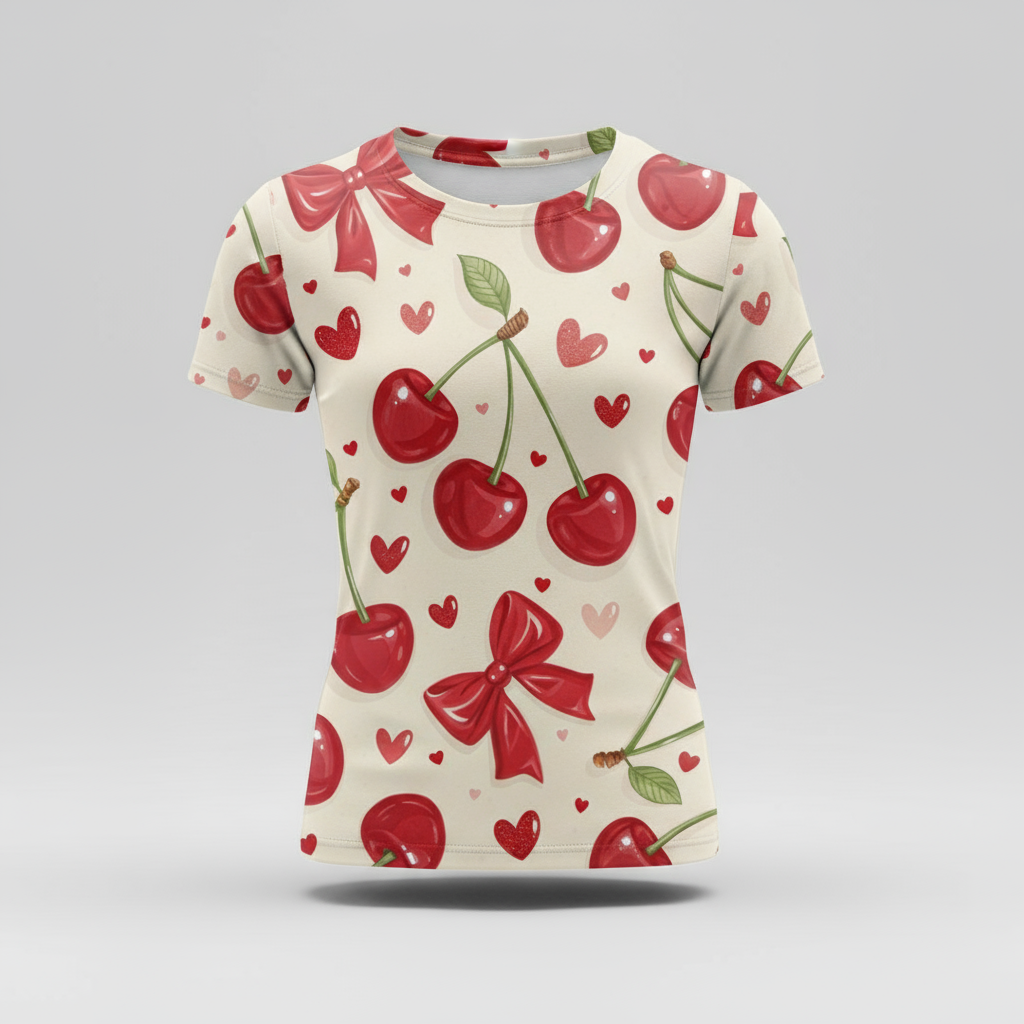 Kis Girl Sweet Cherries Tshirt
