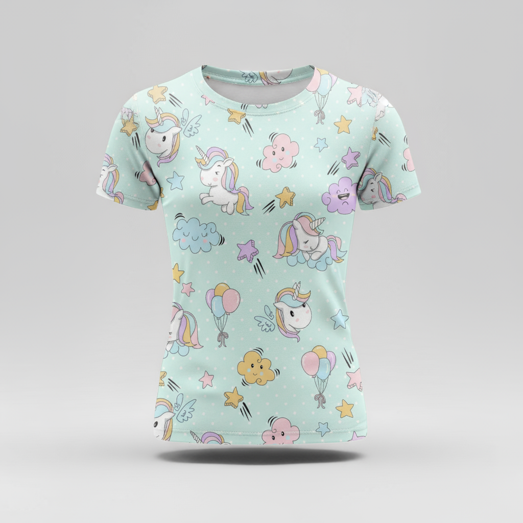 Kids Girl Whimsical Friends Tshirt