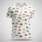 Kids Boys Playful Cars Adventure Tshirt